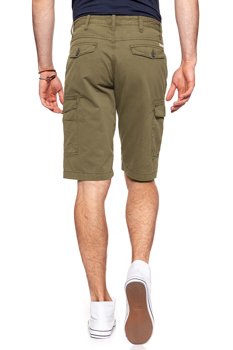 KRÓTKIE SPODENKI WRANGLER CARGO SHORT DUFFLEBAG GREEN W15DVD15U