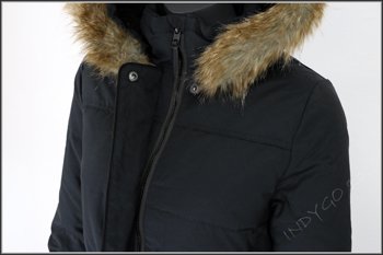 KURTKA DAMSKA LEE LONG DOWN JACKET BLACK L56UWT01