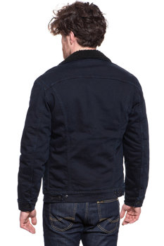 KURTKA JEANSOWA LEE SHERPA JACKET CLEAN BALLAD L87AQCKV