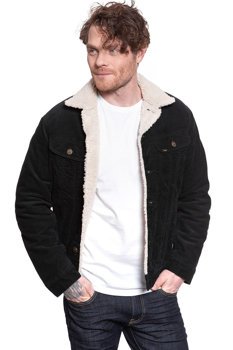 KURTKA ZIMOWA LEE SHERPA JACKET BLACK L87AQM01