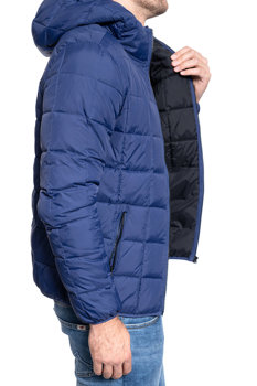 KURTKA ZIMOWA WRANGLER THE PUFFER PATRIOT BLUE W4C6WRX5H