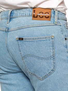 LEE 5 POCKET SHORT MĘSKIE SZORTY JEANSOWE JEANS LIGHT ALTON L73EMWJU