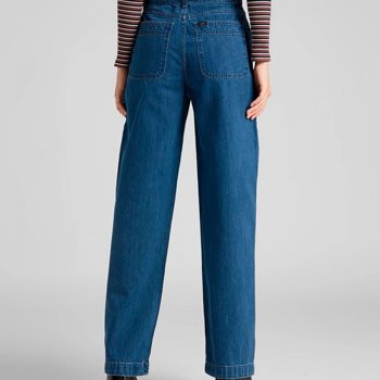 LEE BELTED HIGH WAIST STRAIGHT DAMSKIE SPODNIE JEANSOWE L30ZKEGT