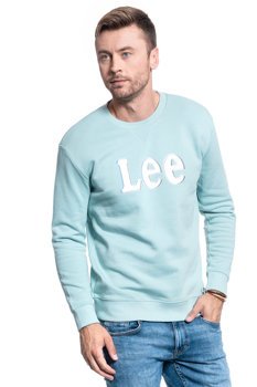 LEE BLUZA LOGO CREW SWS FADED MINT L80RTJNC