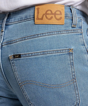 LEE BROOKLYN MĘSKIE SPODNIE JEANSOWE STRAIGHT LIGHT STONEWASH L452MG66