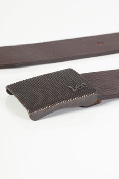 LEE BUCKLE BELT MĘSKI PASEK KLASYCZNY SKÓRZANY DARK BROWN LA015024