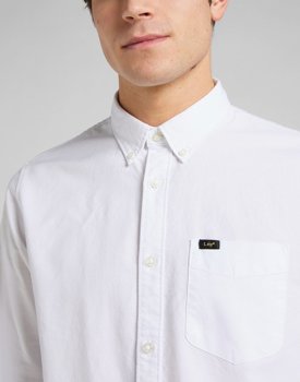 LEE BUTTON DOWN MĘSKA KOSZULA BRIGHT WHITE L880KULJ