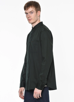 LEE BUTTON DOWN MĘSKA KOSZULA DŁUGI RĘKAW BOTTLE GREEN L880TPBB