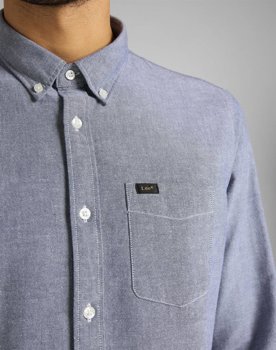 LEE BUTTON DOWN MĘSKA KOSZULA REGULAR FIT NAVY L880RJ35