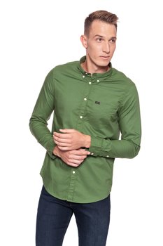 LEE BUTTON DOWN MILITARY GREEN L880JQSI