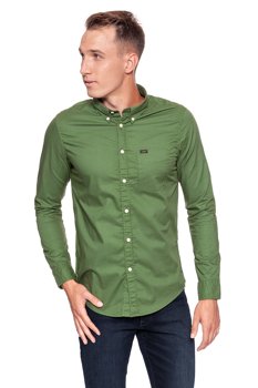 LEE BUTTON DOWN MILITARY GREEN  L880JQSIS