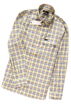 LEE BUTTON DOWN VARIATION YELLOW SIGN L66KUFLN
