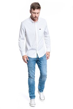 LEE BUTTON DOWN WHITE L880NB12