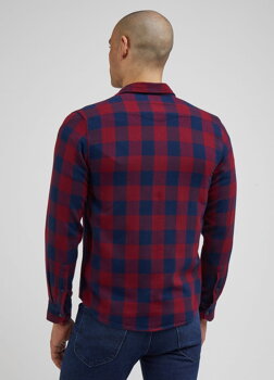 LEE CLEAN WESTERN SHIRT MĘSKA KOSZULA Z DŁUGIM RĘKAWEM W KRATĘ KRATA PORT CHECK L66RRRA84