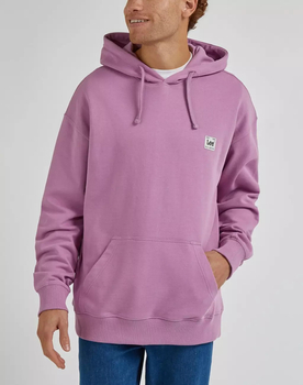 LEE CORE LOOSE HOODIE MĘSKA BLUZA KAPTUR LOGO PANSY L84WFX63