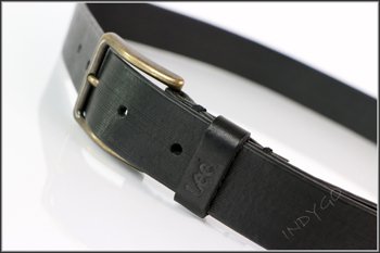 LEE CUT LINE BELT BLACK LB205001