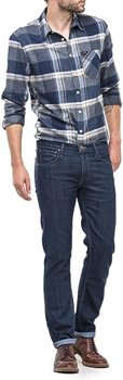 LEE DAREN ZIP FLY MĘSKIE SPODNIE JEANSOWE JEANSY DARK INDIGO 32 L707AA49