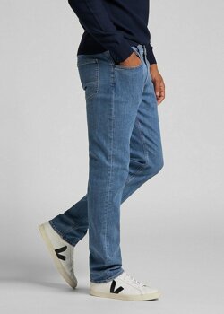 LEE DAREN ZIP FLY MĘSKIE SPODNIE JEANSOWE JEANSY LIGHT STONE L707NL66