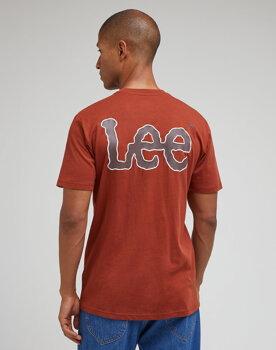 LEE ESSENTIAL TEE MĘSKA KOSZULKA T-SHIRT LOGO SWEET MAPLE 112342481