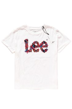 LEE FLORAL GRAPHIC TEE BRIGHT WHITE L44YEPLJ