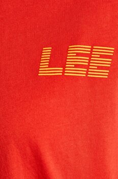 LEE GRAPHIC TEE DAMSKI T-SHIRT KOSZULKA LOGO BRIGHT RED L44SWMEF