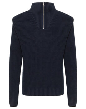 LEE HALF ZIP KNIT SKY MĘSKI SWETER ELEGANCKI CIEPŁY SKY BLUE 112341694