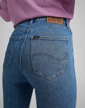 LEE IVY DAMSKIE SPODNIE JEANSOWE LIGHT WASH L32EFAMR