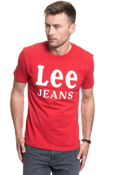 LEE LEE JEANS TEE BRIGHT RED L62BFQEF