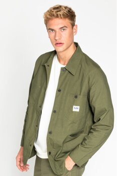 LEE LOCO JACKET MĘSKA KURTKA PRZEJŚCIOWA WIATRÓWKA OLIVE L87EXSK