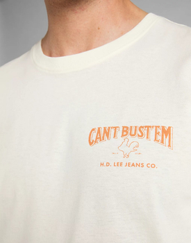 LEE LS CAN'T BUST'EM TEE MĘSKI LONGSLEEVE ECRU L62MFENQ