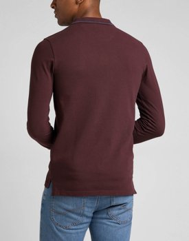 LEE LS PIQUE POLO MĘSKA KOSZULKA Z DŁUGIM RĘKAWEM LONGSLEEVE VELVET L61VRL74