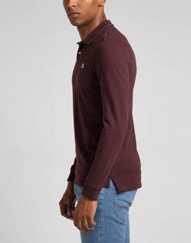 LEE LS PIQUE POLO MĘSKA KOSZULKA Z DŁUGIM RĘKAWEM LONGSLEEVE VELVET L61VRL74