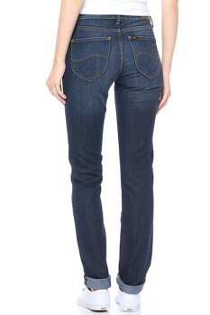 LEE MARION STRAIGHT DAMSKIE SPODNIE JEANSOWE EVENING BLUE L301AAKS