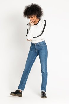 LEE MARION STRAIGHT DAMSKIE SPODNIE JEANSOWE HACKETT L301DJJF