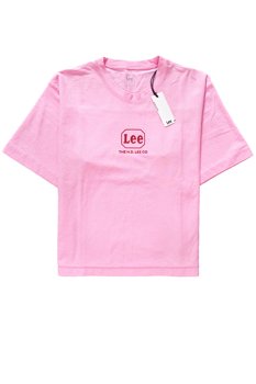 LEE NEW CROPPED TEE FROST PINK L44IREMC