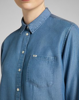 LEE ONE POCKET SHIRT DAMSKA KOSZULA JEANSOWA BLUE YONDER L45TXESV