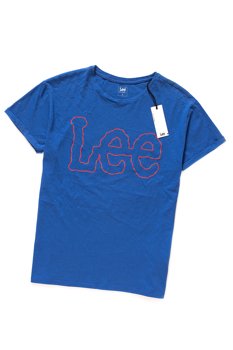 LEE OUTLINE LOGO TEE INDIGO FLASH  L42BEPED