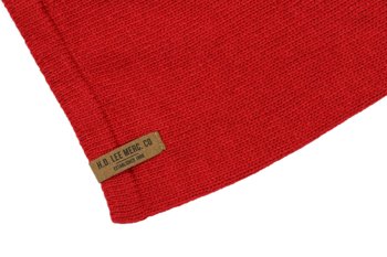 LEE OVERSIZED BEANIE PRIMARY RED LW1048LK