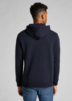 LEE PLAIN HOODIE REGULAR FIT MIDNIGHT NAVY L80YTJMA