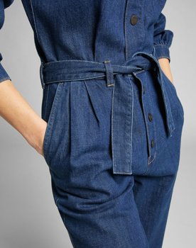 LEE PLEATED OVERALL DAMSKI KOMBINEZON RINSE L39ANA36