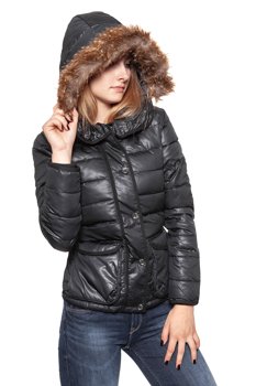 LEE PUFFER JACKET BLACK L56TWS01S