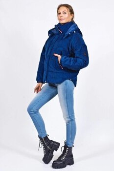 LEE PUFFER JACKET DAMSKA KURTKA PUCHOWA WASHED BLUE L56VMGLR