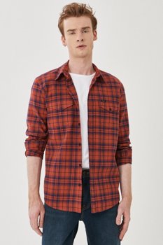 LEE REGULAR SHIRT RED OCHRE L69HCAOE