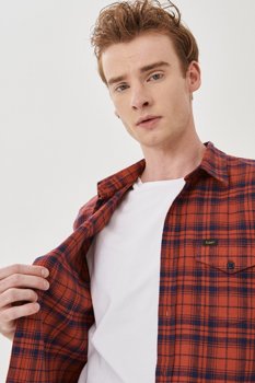 LEE REGULAR SHIRT RED OCHRE L69HCAOE