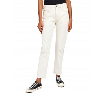 LEE RIDER DAMSKIE SPODNIE JEANSOWE JEANSY DŻINSY CONCRETE WHITE 112349001