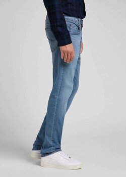 LEE RIDER MĘSKIE SPODNIE JEANSOWE JEANSY DŻINSY MID STONE WASH L701NLWL