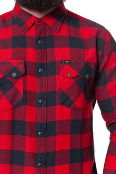 LEE RIDER SHIRT RED RUNNER L856CWDJ