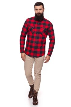 LEE RIDER SHIRT RED RUNNER L856CWDJ