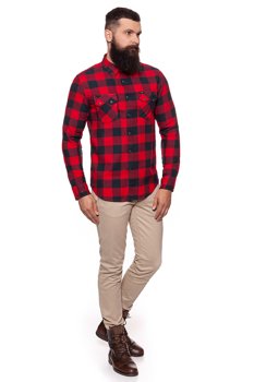 LEE RIDER SHIRT RED RUNNER L856CWDJ