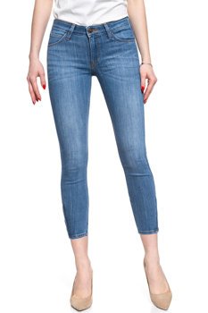 LEE SCARLETT CROPPED DAMSKIE SPODNIE JEANSOWE JEANSY DŻINSY RURKI